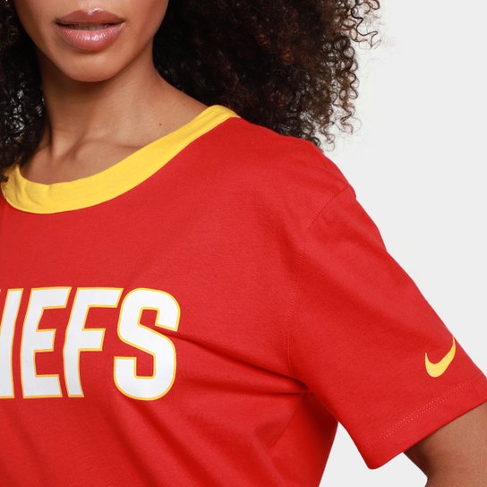 Camiseta Nike NFL Kansas City Chiefs High Hip Fashion Feminina