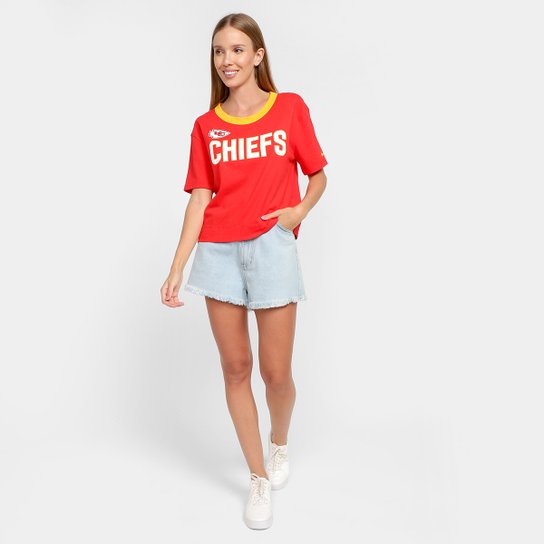 Camiseta Nike NFL Kansas City Chiefs High Hip Fashion Feminina