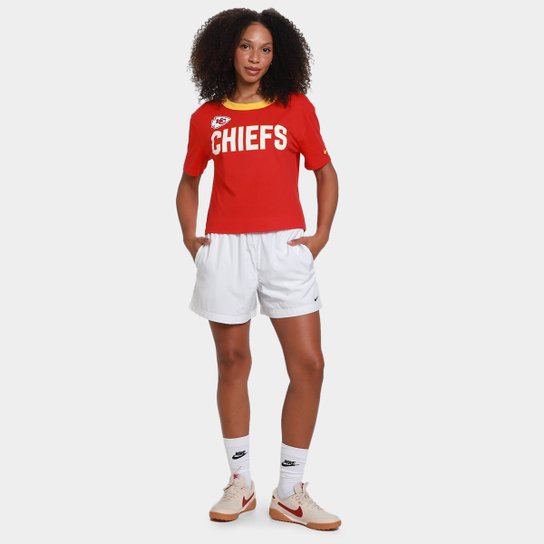 Camiseta Nike NFL Kansas City Chiefs High Hip Fashion Feminina