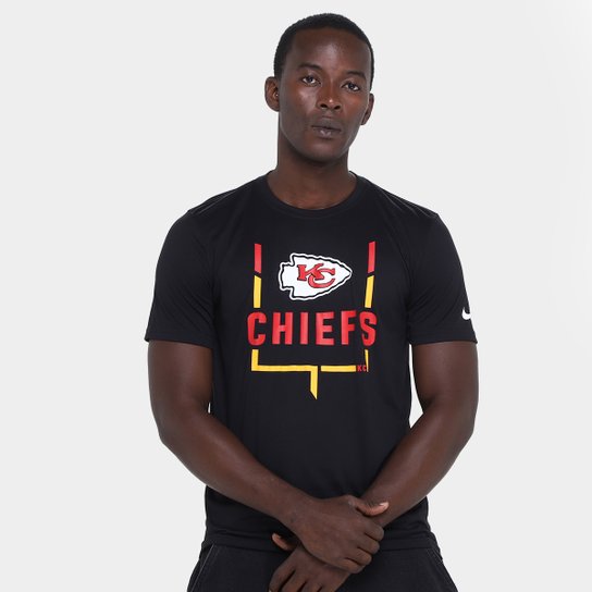 Camiseta Nike NFL Kansas City Chiefs Legend Goal Post Masculina