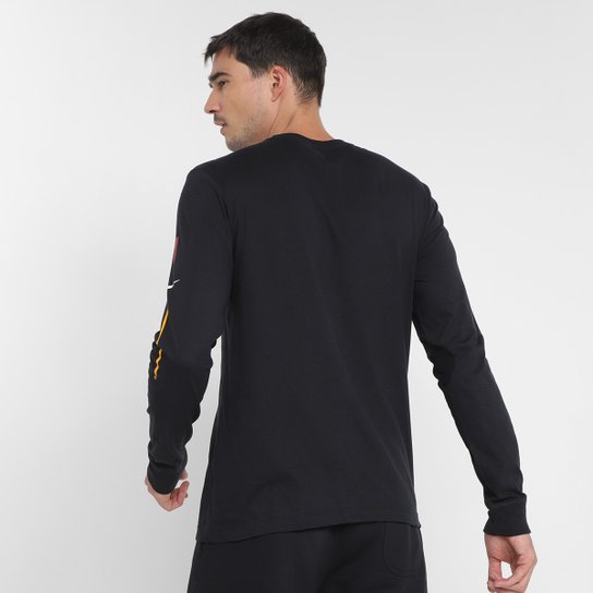 Camiseta Nike NFL Kansas City Chiefs Team Slogan Manga Longa Masculina