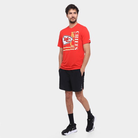 Camiseta Nike NFL Kansas City Chiefs Triblend Logo Masculina