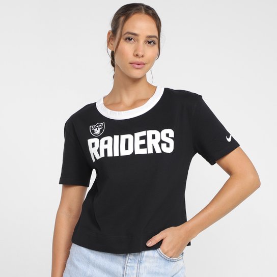 Camiseta Nike NFL Las Vegas Raiders High Hip Fashion Feminina
