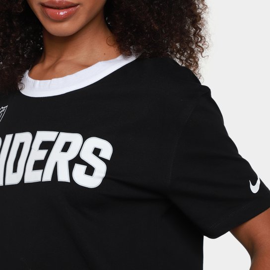 Camiseta Nike NFL Las Vegas Raiders High Hip Fashion Feminina