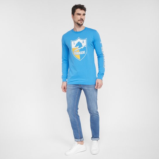 Camiseta Nike NFL Los Angeles Chargers Fashion Manga Longa Masculina