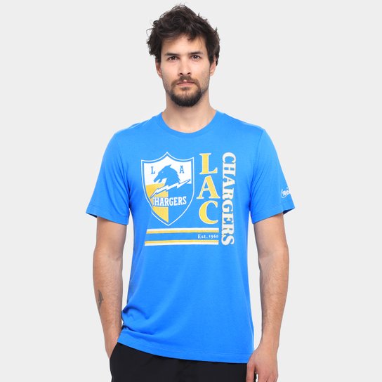 Camiseta Nike NFL Los Angeles Charges Triblend Logo Masculina