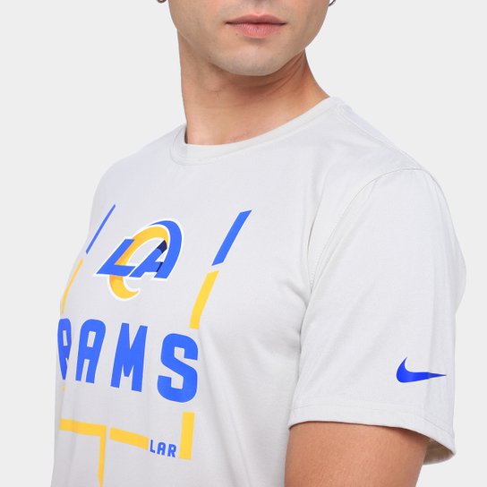 Camiseta Nike NFL Los Angeles Rams Legend Goal Post Masculina