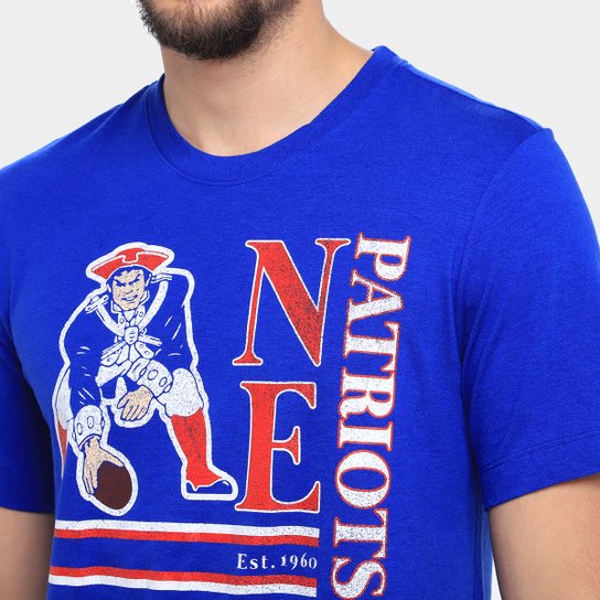 Camiseta Nike NFL New England Patriots Triblend Logo Masculina