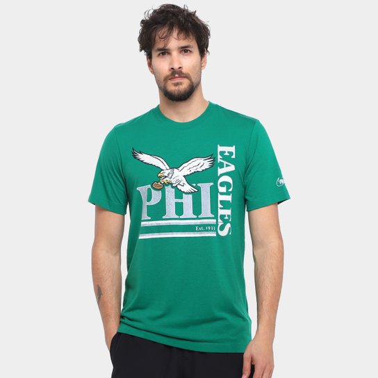 Camiseta Nike NFL Philadelphia Eagles Triblend Logo Masculina