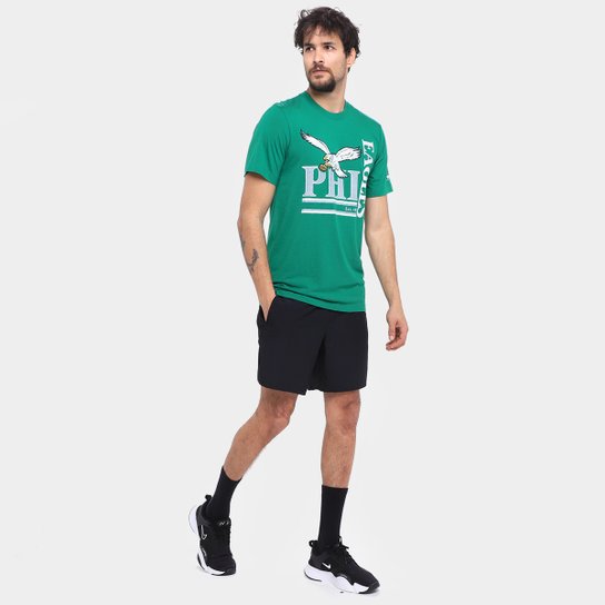 Camiseta Nike NFL Philadelphia Eagles Triblend Logo Masculina