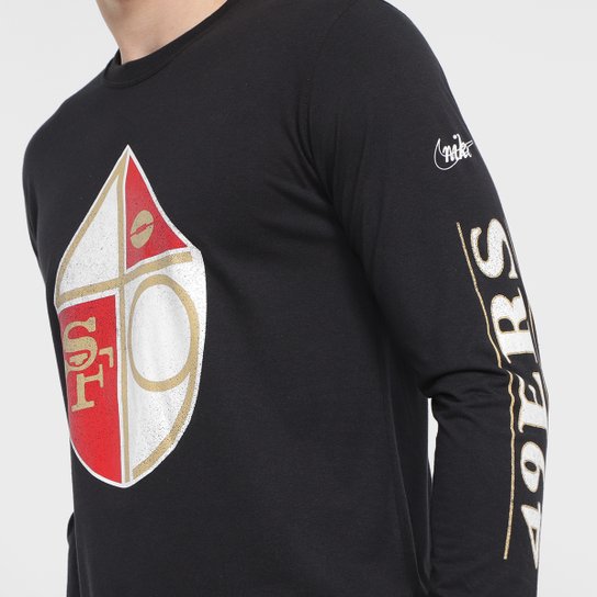 Camiseta Nike NFL San Francisco 49ers Fashion Manga Longa Masculina