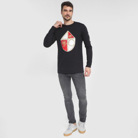Camiseta Nike NFL San Francisco 49ers Fashion Manga Longa Masculina