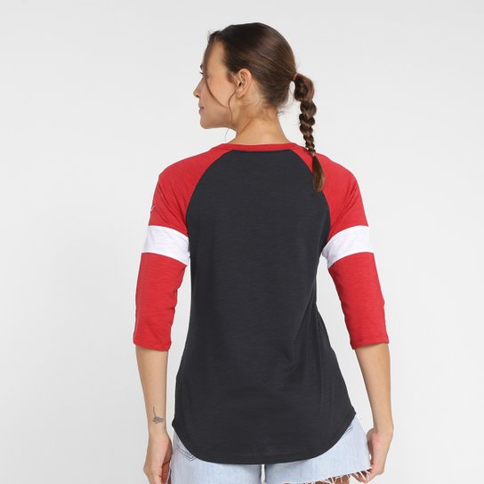 Camiseta Nike NFL San Francisco 49ers Slub 3Q Raglan Feminina