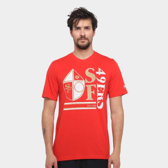 Camiseta Nike NFL San Francisco 49ers Triblend Logo Masculina