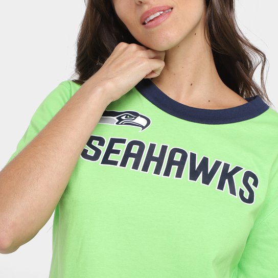 Camiseta Nike NFL Seattle Seahawks High Hip Fashion Feminino