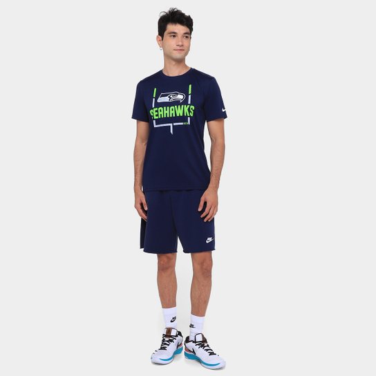 Camiseta Nike NFL Seattle Seahawks Legend Goal Post Masculina