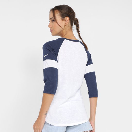 Camiseta Nike NFL Seattle Seahawks Slub 3Q Raglan Feminina