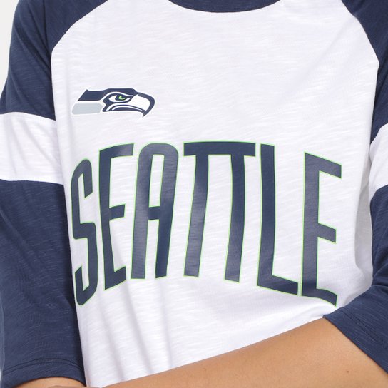 Camiseta Nike NFL Seattle Seahawks Slub 3Q Raglan Feminina