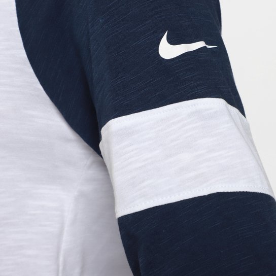 Camiseta Nike NFL Seattle Seahawks Slub 3Q Raglan Feminina