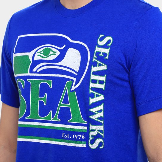 Camiseta Nike NFL Seattle Seahawks Triblend Logo Masculina