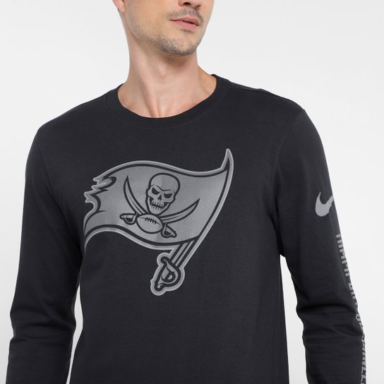 Camiseta Nike NFL Tampa Bay Buccaneers Reflective Essential Manga Longa Masculina