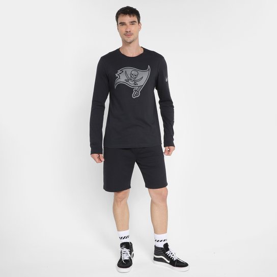 Camiseta Nike NFL Tampa Bay Buccaneers Reflective Essential Manga Longa Masculina
