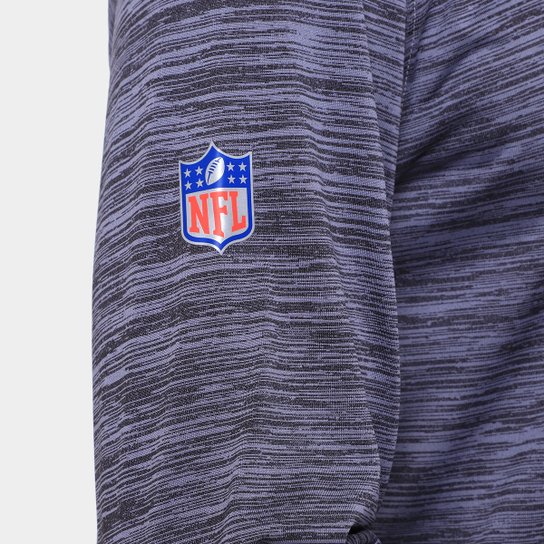 Camiseta Nike Philadelphia Eagles Drop 2 Dri-FIT Team Velocity Manga Longa Masculina