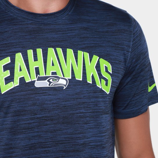 Camiseta Nike Seattle Seahawks Drop 2 Dri-FIT Team Velocity Masculina