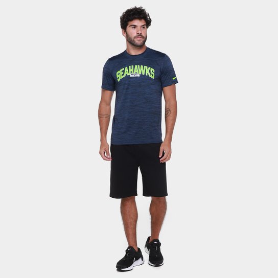 Camiseta Nike Seattle Seahawks Drop 2 Dri-FIT Team Velocity Masculina