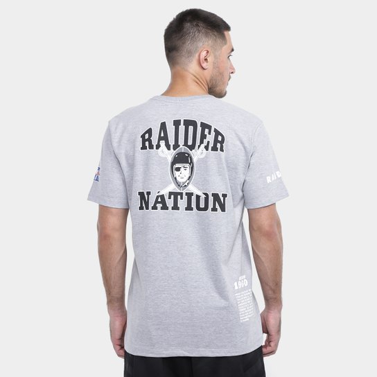 Camiseta Oakland Raiders Mitchell & Ness Team Origins Masculina