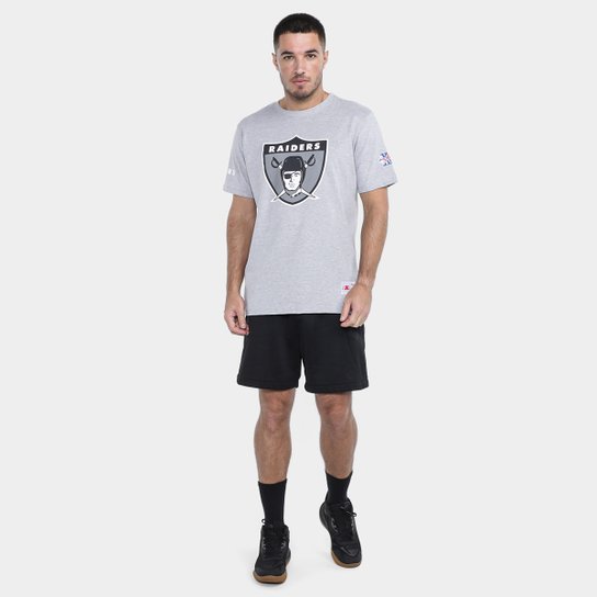 Camiseta Oakland Raiders Mitchell & Ness Team Origins Masculina