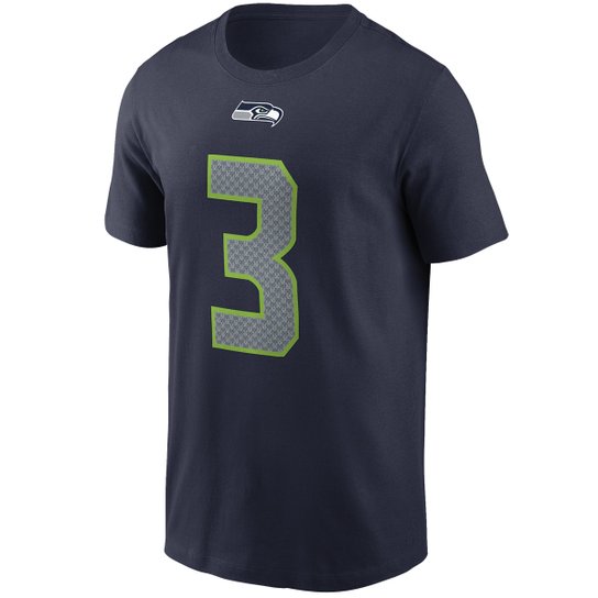 Camiseta Seattle Seahawks Russel Wilson Nike Masculina