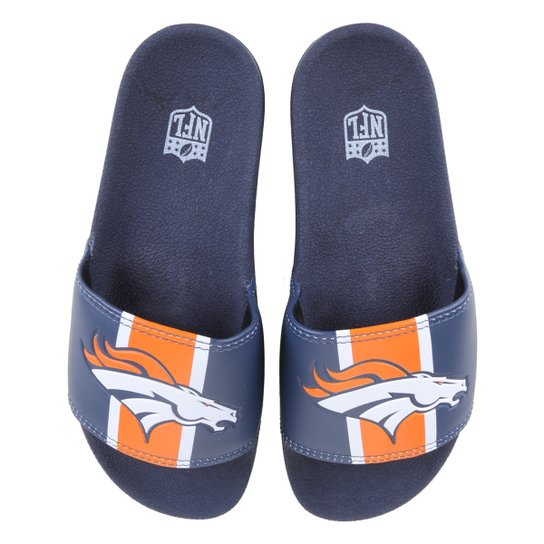 Chinelo NFL Denver Broncos New Era Slide Logo Masculino
