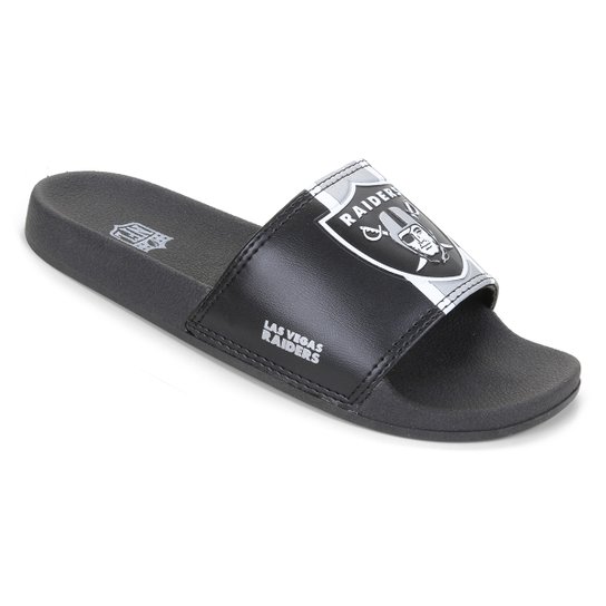 Chinelo Slide NFL Las Vegas Raiders Masculino