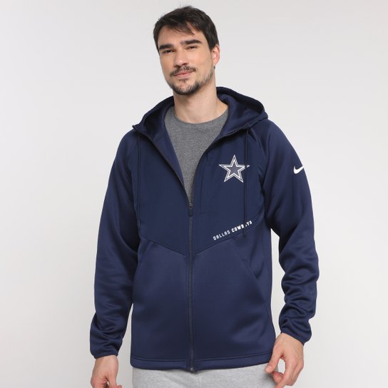 Jaqueta Moletom NFL Dallas Cowboys Nike Field FZ Masculino