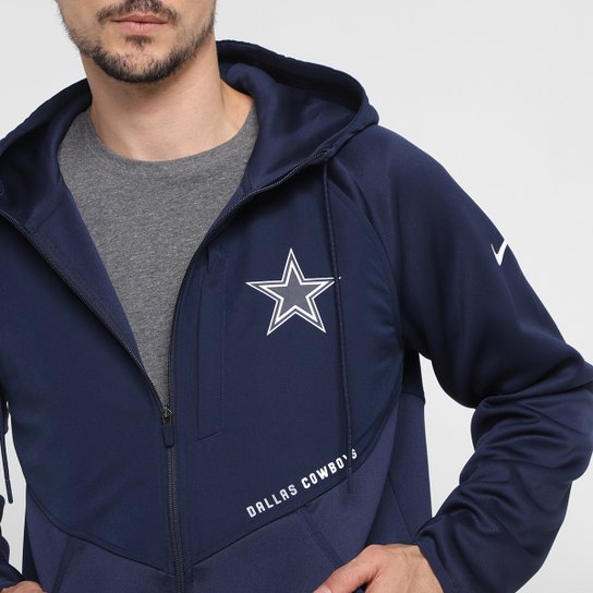Jaqueta Moletom NFL Dallas Cowboys Nike Field FZ Masculino