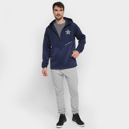 Jaqueta Moletom NFL Dallas Cowboys Nike Field FZ Masculino