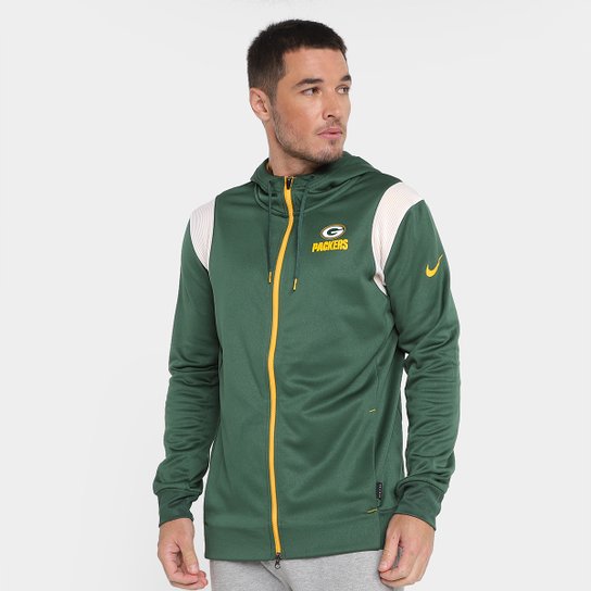 Jaqueta NFL Green Bay Packers Nike TF Full Zip Masculina