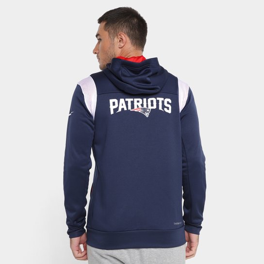 Jaqueta NFL New England Patriots Nike TF Full Zip Masculina