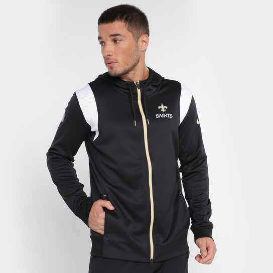 Jaqueta Nike NFL New Orleans Saints TF Full Zip Masculina