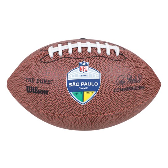 Mini Bola de Futebol Americano Wilson São Paulo Duke Réplica