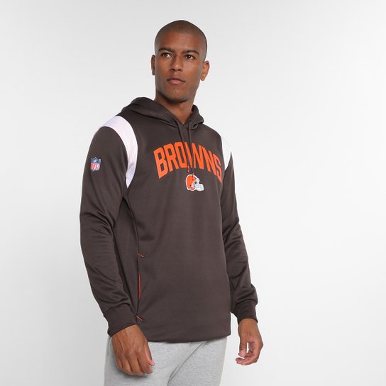 Moletom NFL Cleveland Browns Nike Pullover Masculino