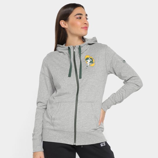 Moletom NFL Green Bay Packers Nike Gym Vintage Sleeve Stripes Feminino