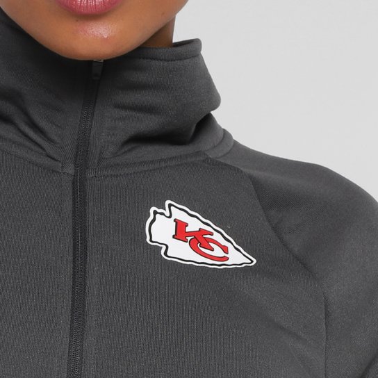 Moletom NFL Kansas City Chiefs Nike Dri Fit Gola Alta Feminino