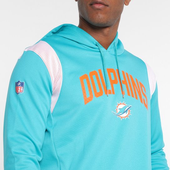 Moletom NFL Miami Dolphins Nike C/ Capuz Masculino