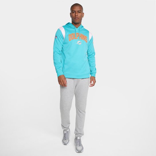 Moletom NFL Miami Dolphins Nike C/ Capuz Masculino