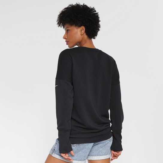 Moletom NFL New Orleans Saints Historic Nike Dri Fit Drop Shoulder Crew Feminino