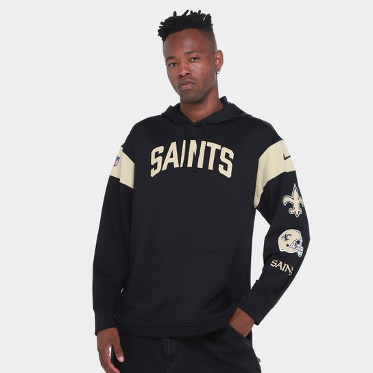 Moletom NFL New Orleans Saints Nike Jersey Hoodie Masculino