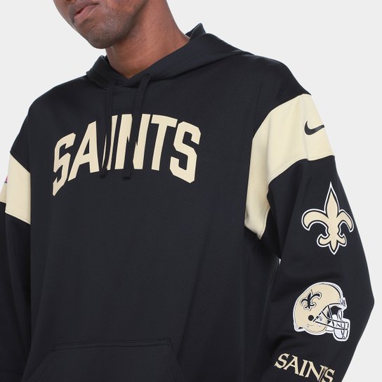 Moletom NFL New Orleans Saints Nike Jersey Hoodie Masculino