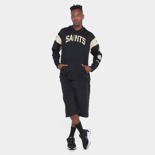 Moletom NFL New Orleans Saints Nike Jersey Hoodie Masculino